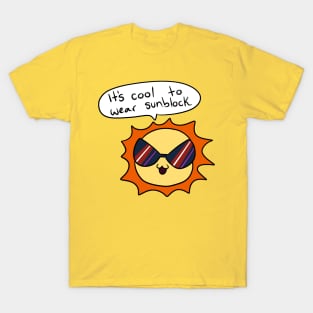 Cool Sun Giving Health Safety Tips T-Shirt